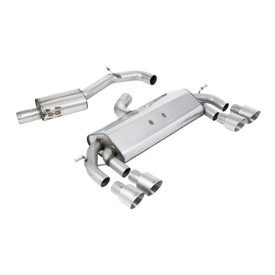 Milltek Cat Back Exhaust Volkswagen Golf Mk7 R 2.0 TSI 300PS (ECE Approved and 76.2mm Systems) 14-16-Exhaust System-carbonizeduk