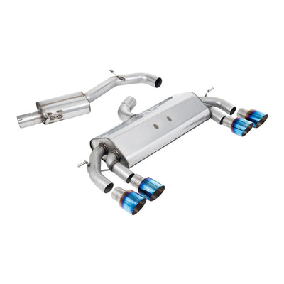 Milltek Cat Back Exhaust Volkswagen Golf Mk7 R 2.0 TSI 300PS (ECE Approved and 76.2mm Systems) 14-16-Exhaust System-carbonizeduk