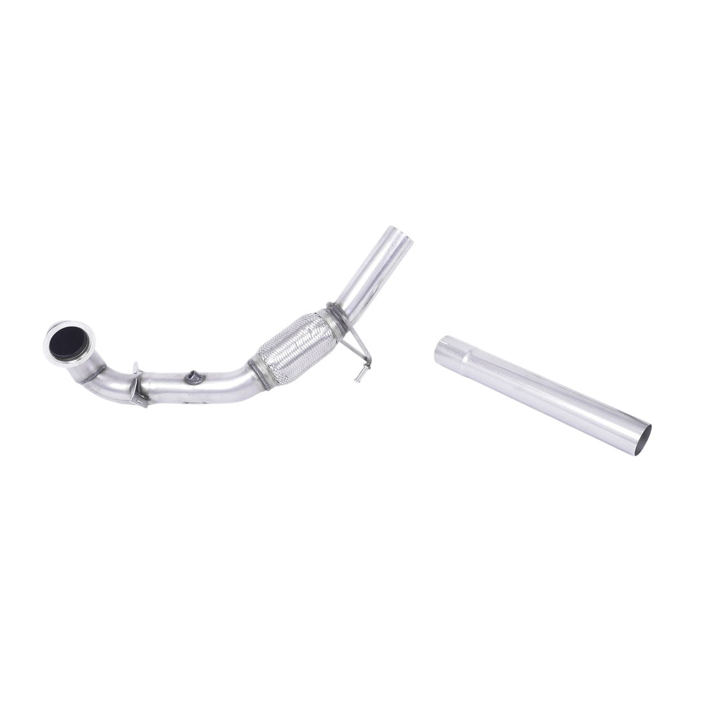 Milltek Large-bore Downpipe and De-cat Exhaust Seat Ibiza Cupra 1.8TFSi (6P) 16-17-Manifolds, Decats & Sports Cats-carbonizeduk
