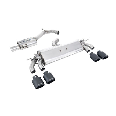 Milltek Cat Back Exhaust Volkswagen Golf Mk7.5 R 2.0 TSI 300PS (GPF Equipped Models Only) 76mm and EC Approved Systems 19-20-Exhaust System-carbonizeduk