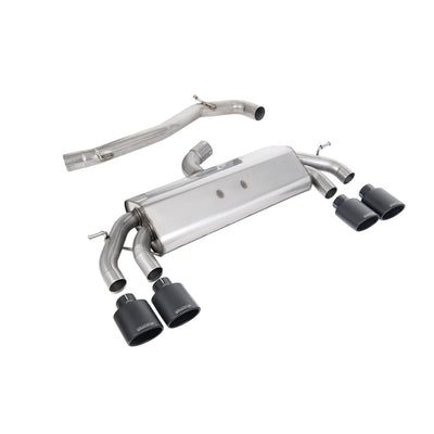 Milltek Cat Back Exhaust Volkswagen Golf Mk7.5 R 2.0 TSI 300PS (GPF Equipped Models Only) 76mm and EC Approved Systems 19-20-Exhaust System-carbonizeduk