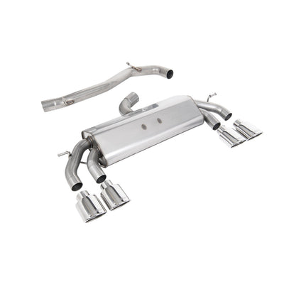 Milltek Cat Back Exhaust Volkswagen Golf Mk7.5 R 2.0 TSI 300PS (GPF Equipped Models Only) 76mm and EC Approved Systems 19-20-Exhaust System-carbonizeduk