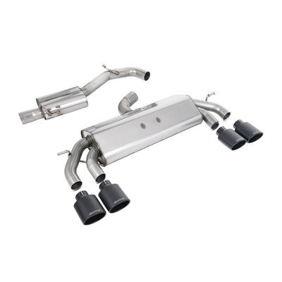 Milltek Cat Back Exhaust Volkswagen Golf Mk7.5 R 2.0 TSI 300PS (GPF Equipped Models Only) 76mm and EC Approved Systems 19-20-Exhaust System-carbonizeduk