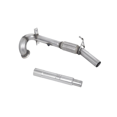 Milltek Large-bore Downpipe and De-cat Exhaust Seat Ibiza Cupra 1.8TFSi (6P) 16-17-Manifolds, Decats & Sports Cats-carbonizeduk