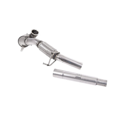 Milltek Large Bore Downpipe and Hi-Flow Sports Cat Exhaust Seat Ibiza Cupra 1.8TFSi (6P) 16-17-Manifolds, Decats & Sports Cats-carbonizeduk