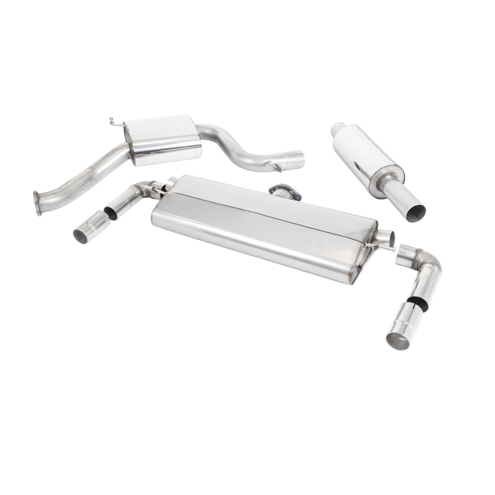 Milltek Cat Back Exhaust Volkswagen Golf Mk7.5 GTi (Non Performance Pack Models and Non-GPF Equipped Models Only) 17-18-Exhaust System-carbonizeduk
