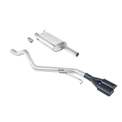 Milltek Cat Back Exhaust Volkswagen Transporter \ Caravelle T6 SWB 150PS and 204PS 2.0 TSI (Petrol) 2WD 17-25-Exhaust System-carbonizeduk