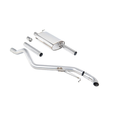 Milltek Cat Back Exhaust Volkswagen Transporter \ Caravelle T6 LWB 150PS and 204PS 2.0 TSI (Petrol) 2WD 17-25-Exhaust System-carbonizeduk