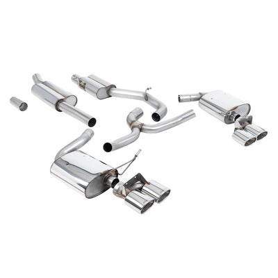 Milltek Cat Back Exhaust Volkswagen Golf Mk7.5 R Estate / Variant 2.0 TSI 310PS (Non-GPF Equipped Models Only) 18-19-Exhaust System-carbonizeduk