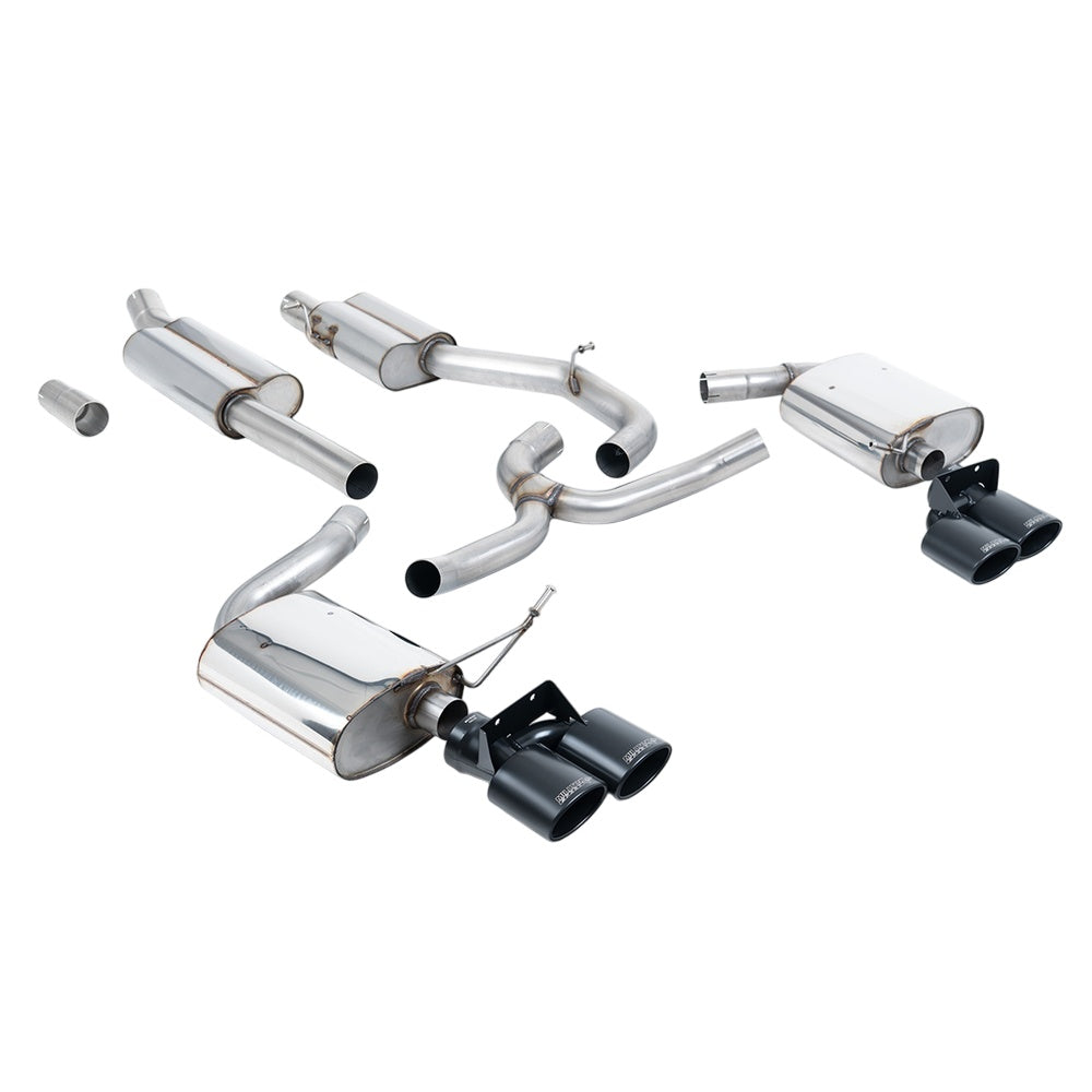Milltek Cat Back Exhaust Volkswagen Golf Mk7.5 R Estate / Variant 2.0 TSI 310PS (Non-GPF Equipped Models Only) 18-19-Exhaust System-carbonizeduk