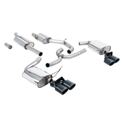 Milltek Cat Back Exhaust Volkswagen Golf Mk7.5 R Estate / Variant 2.0 TSI 310PS (Non-GPF Equipped Models Only) 18-19-Exhaust System-carbonizeduk