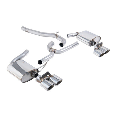 Milltek Cat Back Exhaust Volkswagen Golf Mk7.5 R Estate / Variant 2.0 TSI 300PS (GPF Equipped Models Only) 19-20-Exhaust System-carbonizeduk