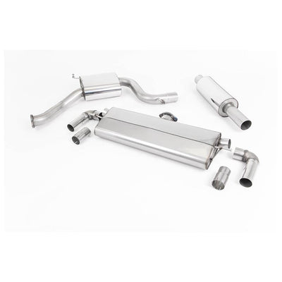 Milltek Volkswagen Golf MK7.5 GTi (Performance Pack Models & Non OPF/GPF Equipped Models Only) 2017-2018 Cat-back Exhaust-Exhaust System-carbonizeduk