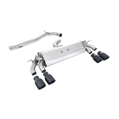 Milltek Cat Back Exhaust Volkswagen Golf Mk7.5 R 2.0 TSI 300PS (GPF Equipped Models Only) 76mm and EC Approved Systems 19-20-Exhaust System-carbonizeduk
