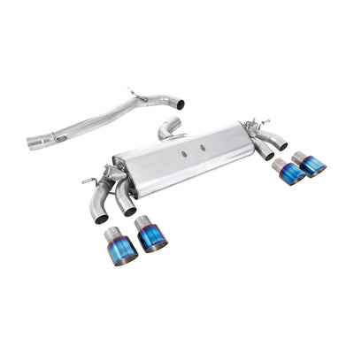 Milltek Cat Back Exhaust Volkswagen Golf Mk7.5 R 2.0 TSI 300PS (GPF Equipped Models Only) 76mm and EC Approved Systems 19-20-Exhaust System-carbonizeduk