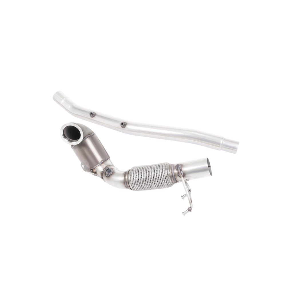 Milltek Large Bore Downpipe and Hi-Flow Sports Cat Exhaust Seat Ateca Cupra 300 4Drive (GPF/OPF Models Only NON MQB EVO 4) Inc Facelift Models 19-25-Manifolds, Decats & Sports Cats-carbonizeduk