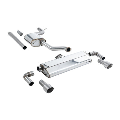 Milltek Cat Back Exhaust Volkswagen Golf Mk7.5 1.5TSI Evo GT and R-Line (Both GPF/OPF and Non GPF/OPF Models) 17-21-Exhaust System-carbonizeduk