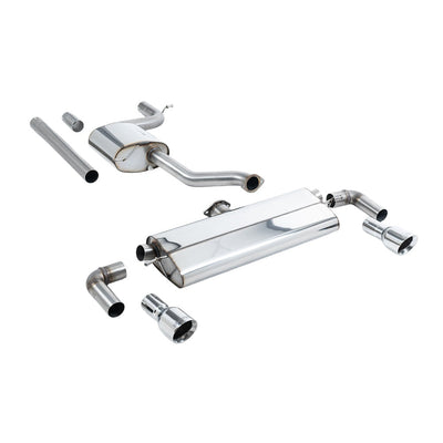 Milltek Cat Back Exhaust Volkswagen Golf Mk7.5 1.5TSI Evo GT and R-Line (Both GPF/OPF and Non GPF/OPF Models) 17-21-Exhaust System-carbonizeduk