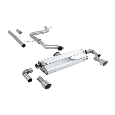 Milltek Cat Back Exhaust Volkswagen Golf Mk7.5 1.5TSI Evo GT and R-Line (Both GPF/OPF and Non GPF/OPF Models) 17-21-Exhaust System-carbonizeduk