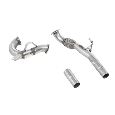 Milltek Large-bore Downpipe and De-cat Exhaust Volkswagen Up! GTI 1.0TSI 115PS (3 and 5-Door) 18-25-Manifolds, Decats & Sports Cats-carbonizeduk