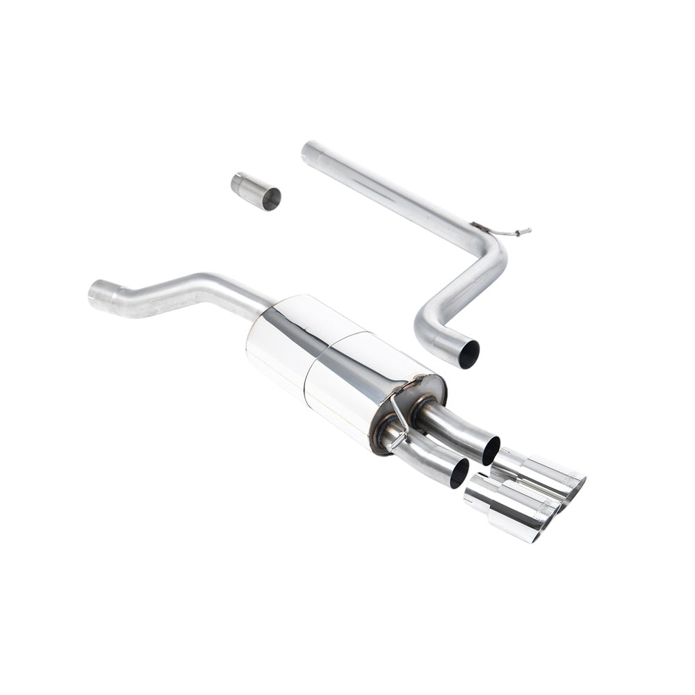 Milltek Cat Back Exhaust Volkswagen Polo GTI 2.0 TSI (AW 5-Door) Non GPF/OPF Models Only 18-19-Exhaust System-carbonizeduk