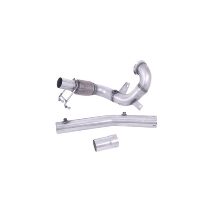 Milltek Large-bore Downpipe and De-cat Exhaust Audi A1 40TFSi 5-Door 2.0 (207PS) with OPF/GPF 19-25-Manifolds, Decats & Sports Cats-carbonizeduk
