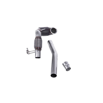 Milltek Cast Downpipe with Race Cat Exhaust Volkswagen Polo GTI 2.0 TSI (AW 5-Door) Non GPF/OPF Models Only 18-19-Manifolds, Decats & Sports Cats-carbonizeduk