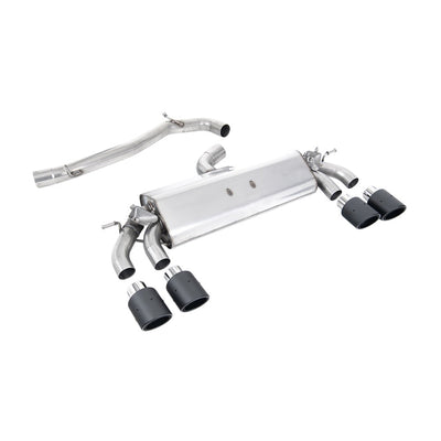 Milltek Cat Back Exhaust Volkswagen Golf Mk7.5 R 2.0 TSI 300PS (GPF Equipped Models Only) 76mm and EC Approved Systems 19-20-Exhaust System-carbonizeduk