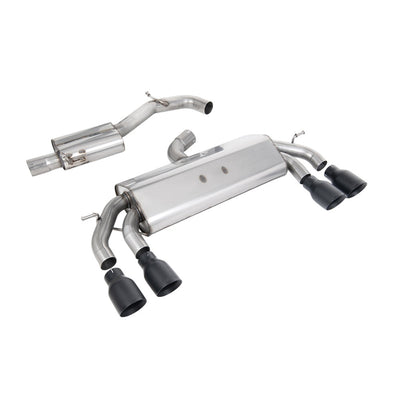 Milltek Cat Back Exhaust Volkswagen Golf Mk7.5 R 2.0 TSI 300PS (GPF Equipped Models Only) 76mm and EC Approved Systems 19-20-Exhaust System-carbonizeduk