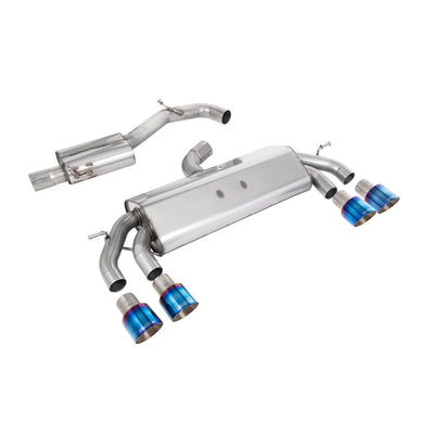 Milltek Cat Back Exhaust Volkswagen Golf Mk7.5 R 2.0 TSI 300PS (GPF Equipped Models Only) 76mm and EC Approved Systems 19-20-Exhaust System-carbonizeduk