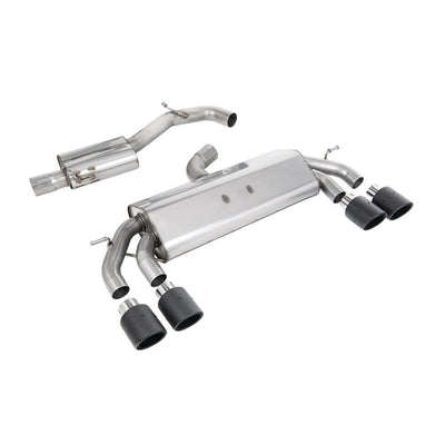 Milltek Cat Back Exhaust Volkswagen Golf Mk7.5 R 2.0 TSI 300PS (GPF Equipped Models Only) 76mm and EC Approved Systems 19-20-Exhaust System-carbonizeduk