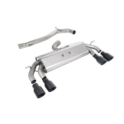 Milltek Cat Back Exhaust Volkswagen Golf Mk7.5 R 2.0 TSI 300PS (GPF Equipped Models Only) 76mm and EC Approved Systems 19-20-Exhaust System-carbonizeduk