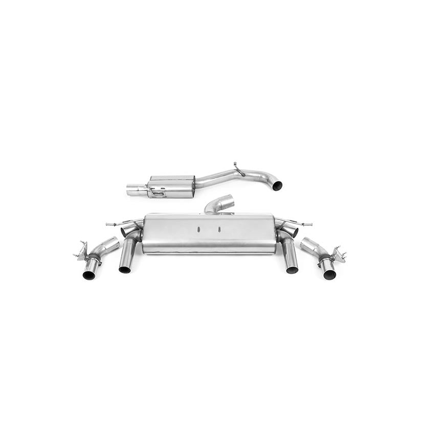 Milltek Volkswagen T-Roc R 2.0TSI 300ps (with OPF/GPF) 2019-2023 Cat-back Exhaust-Exhaust System-carbonizeduk