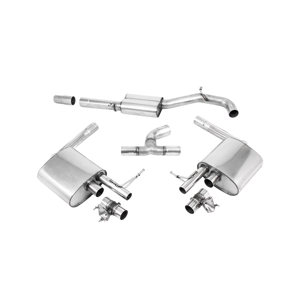 Milltek Cat Back Exhaust Volkswagen Arteon 2.0TSI 280PS 4Motion (Non OPF/GPF Vehicles Only) 17-19-Exhaust System-carbonizeduk
