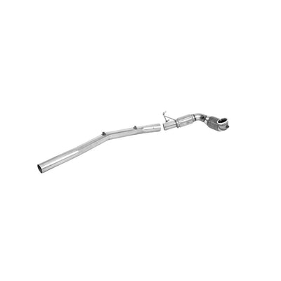 Milltek Large Bore Downpipe and Hi-Flow Sports Cat Exhaust Audi S3 2.0 TFSi Quattro Saloon / Sedan 310PS 8Y (OPF/GPF Models Only) 20-25-Manifolds, Decats & Sports Cats-carbonizeduk