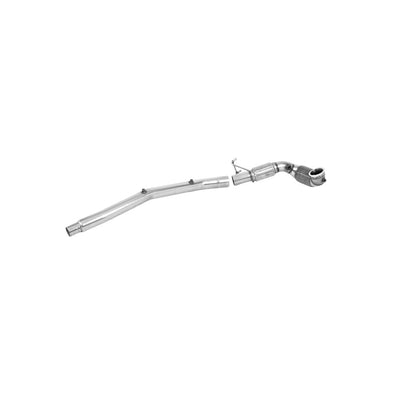 Milltek Large Bore Downpipe and Hi-Flow Sports Cat Exhaust Audi S3 2.0 TFSi Quattro Saloon / Sedan 310PS 8Y (OPF/GPF Models Only) 20-25-Manifolds, Decats & Sports Cats-carbonizeduk