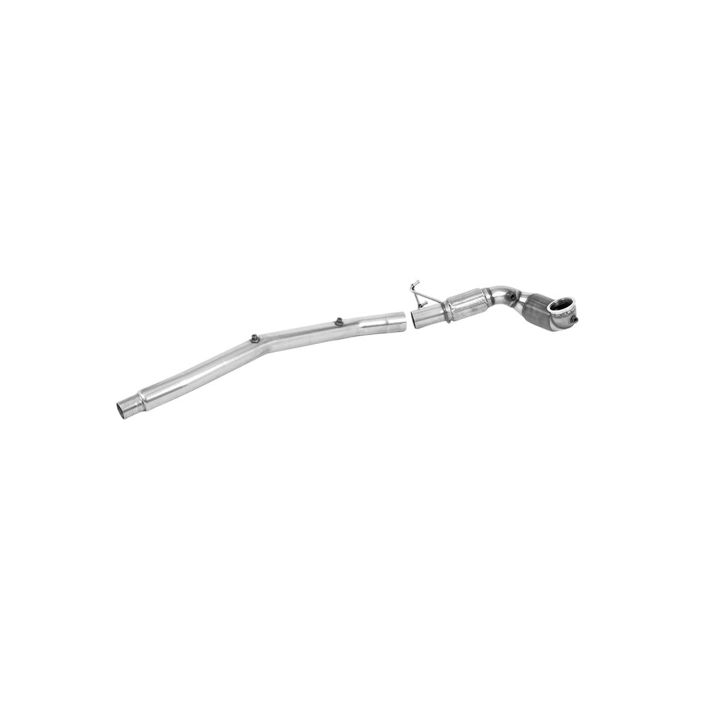 Milltek Large Bore Downpipe and Hi-Flow Sports Cat Exhaust Volkswagen T-Roc R 2.0TSI 300ps (MQB EVO Models with OPF/GPF) 22-25-Manifolds, Decats & Sports Cats-carbonizeduk