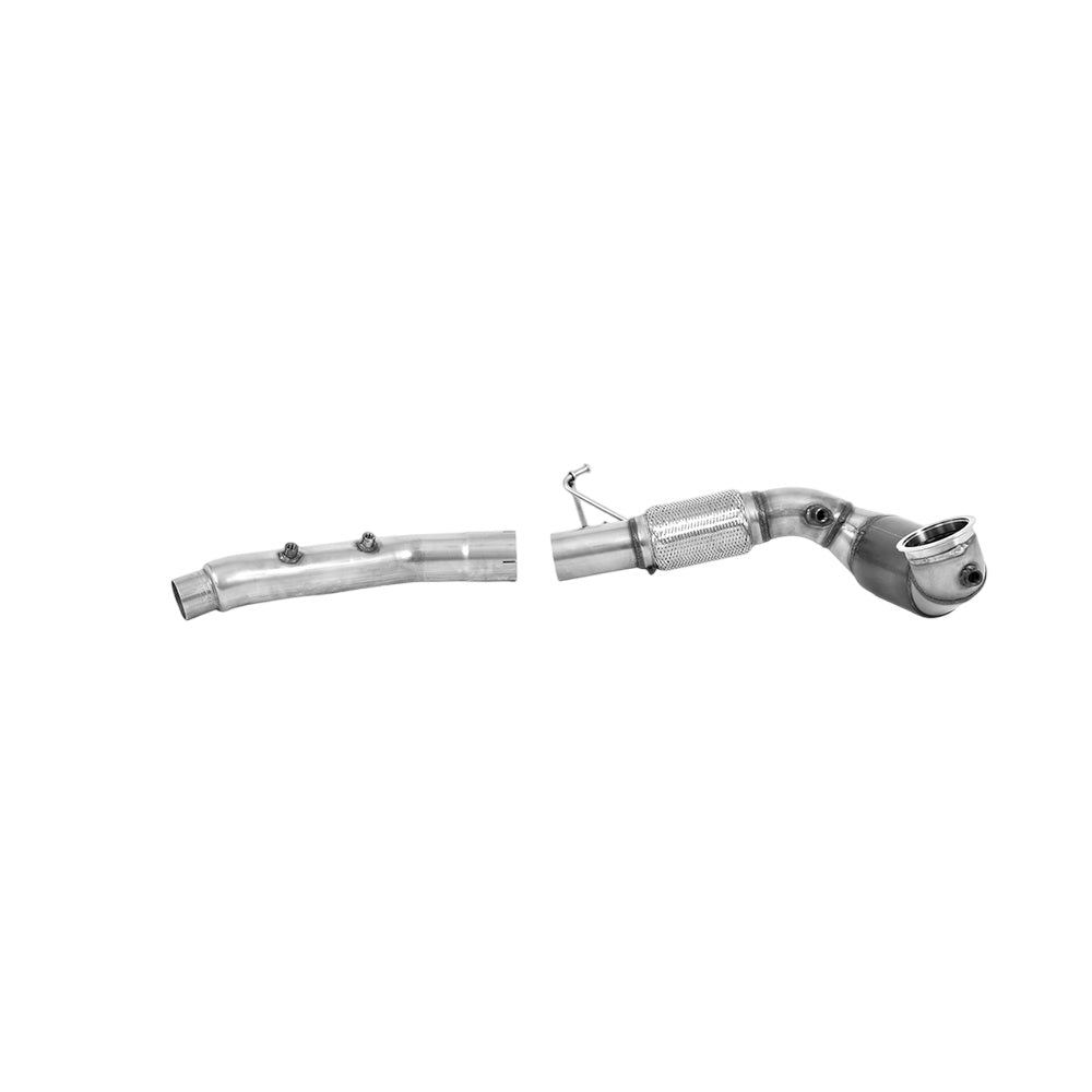Milltek Large Bore Downpipe and Hi-Flow Sports Cat Exhaust Seat Leon Cupra Leon 2.0TSI 245ps (MQB Evo OPF/GPF Equipped Models) 22-25-Manifolds, Decats & Sports Cats-carbonizeduk