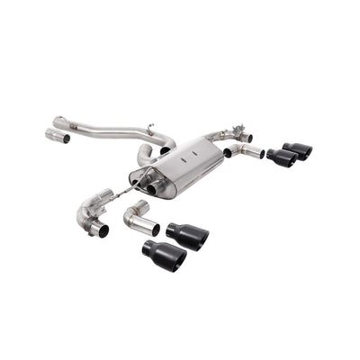 Milltek Cat Back Exhaust Volkswagen Golf Mk7.5 R 2.0 TSI 300PS (GPF Equipped Models Only) 80mm Race Systems 19-22-Exhaust System-carbonizeduk