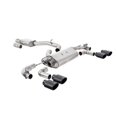 Milltek Cat Back Exhaust Volkswagen Golf Mk7.5 R 2.0 TSI 300PS (GPF Equipped Models Only) 80mm Race Systems 19-22-Exhaust System-carbonizeduk