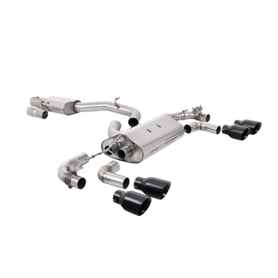 Milltek Cat Back Exhaust Volkswagen Golf Mk7.5 R 2.0 TSI 300PS (GPF Equipped Models Only) 80mm Race Systems 19-22-Exhaust System-carbonizeduk