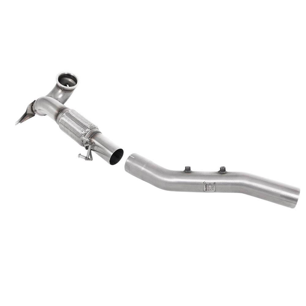 Milltek Large-bore Downpipe and De-cat Exhaust Seat Leon Cupra Leon 2.0TSI 245ps (MQB Evo OPF/GPF Equipped Models) 22-25-Manifolds, Decats & Sports Cats-carbonizeduk