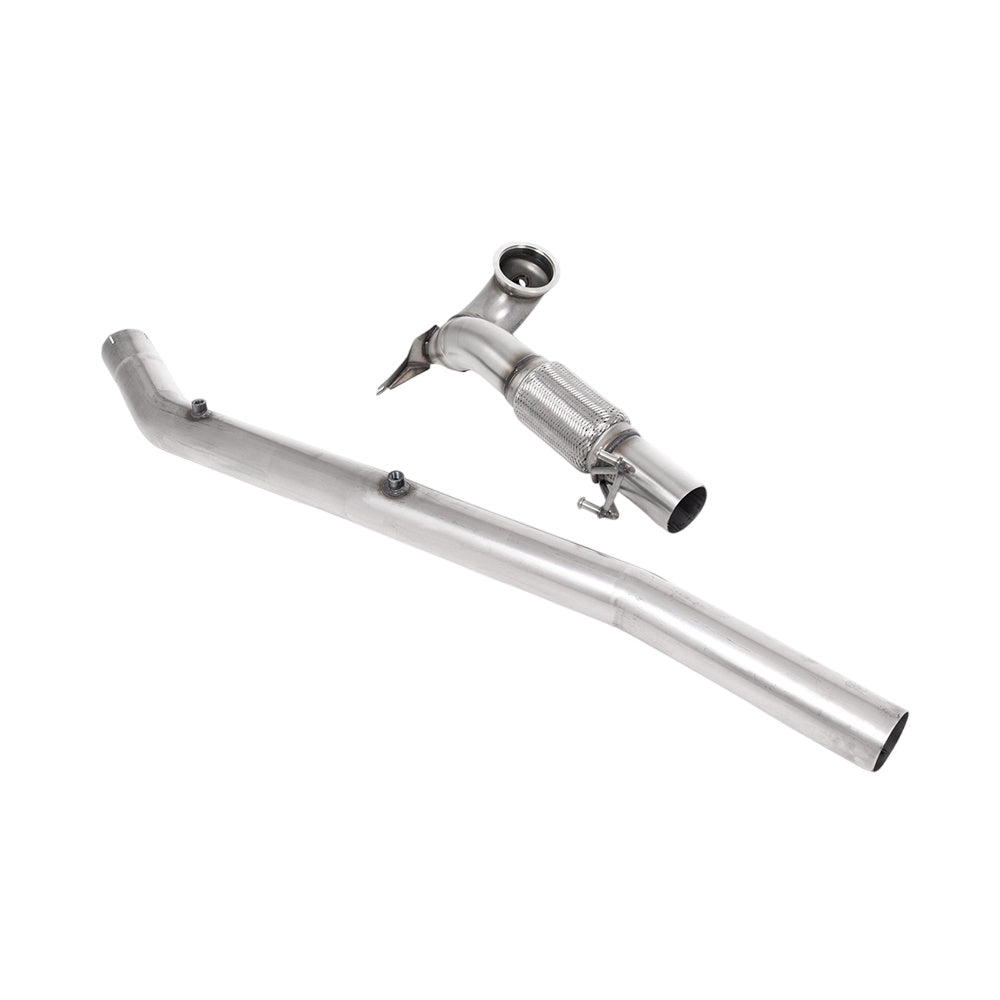 Milltek Large-bore Downpipe and De-cat Exhaust Volkswagen Golf Mk8 R 2.0 TSI 320PS (Non-GPF / North American Models Only ) 22-25-Manifolds, Decats & Sports Cats-carbonizeduk