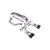 Milltek Cat Back Exhaust Volkswagen Golf Mk8 GTi (Golf R Style Quad Outlet Systems 245ps Non-GPF / North American Models Only) 21-25-Exhaust System-carbonizeduk