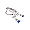 Milltek Cat Back Exhaust Volkswagen Golf Mk8 GTi (Golf R Style Quad Outlet Systems 245ps Non-GPF / North American Models Only) 21-25-Exhaust System-carbonizeduk