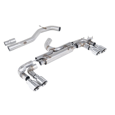 Milltek Cat Back Exhaust Volkswagen Golf Mk7 R 2.0 TSI 300PS (80mm Race System Options) 14-16-Exhaust System-carbonizeduk