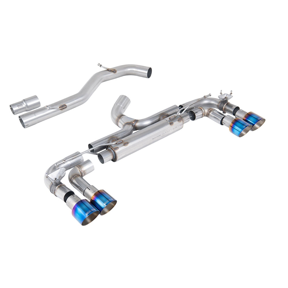Milltek Cat Back Exhaust Volkswagen Golf Mk7 R 2.0 TSI 300PS (80mm Race System Options) 14-16-Exhaust System-carbonizeduk