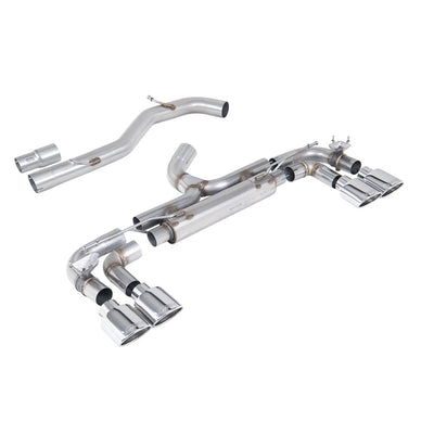 Milltek Cat Back Exhaust Volkswagen Golf Mk7 R 2.0 TSI 300PS (80mm Race System Options) 14-16-Exhaust System-carbonizeduk