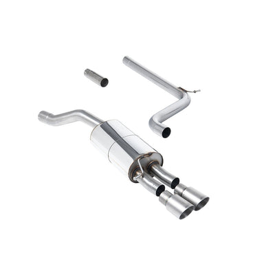 Milltek Cat Back Exhaust Volkswagen Polo 1.5 TSI (AW 5-Door inc Facelift Models) GPF/OPF Models Only 19-25-Exhaust System-carbonizeduk