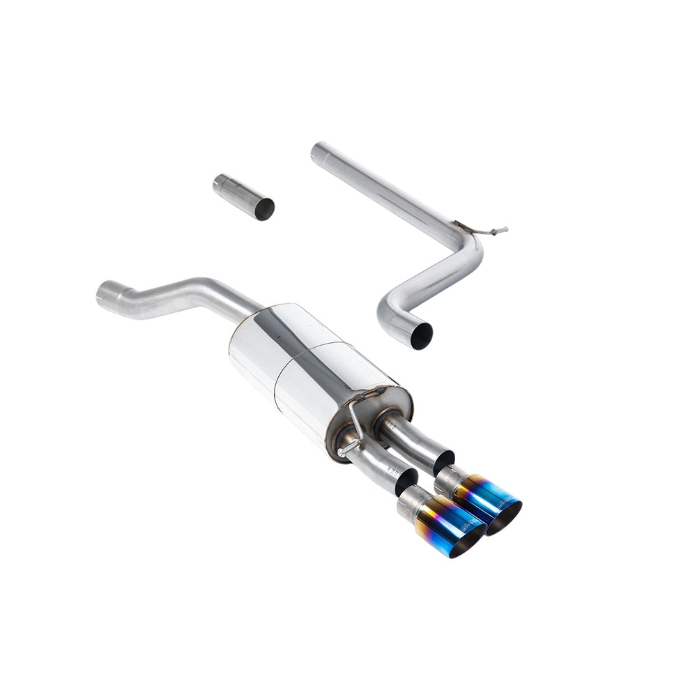 Milltek Cat Back Exhaust Volkswagen Polo 1.5 TSI (AW 5-Door inc Facelift Models) GPF/OPF Models Only 19-25-Exhaust System-carbonizeduk
